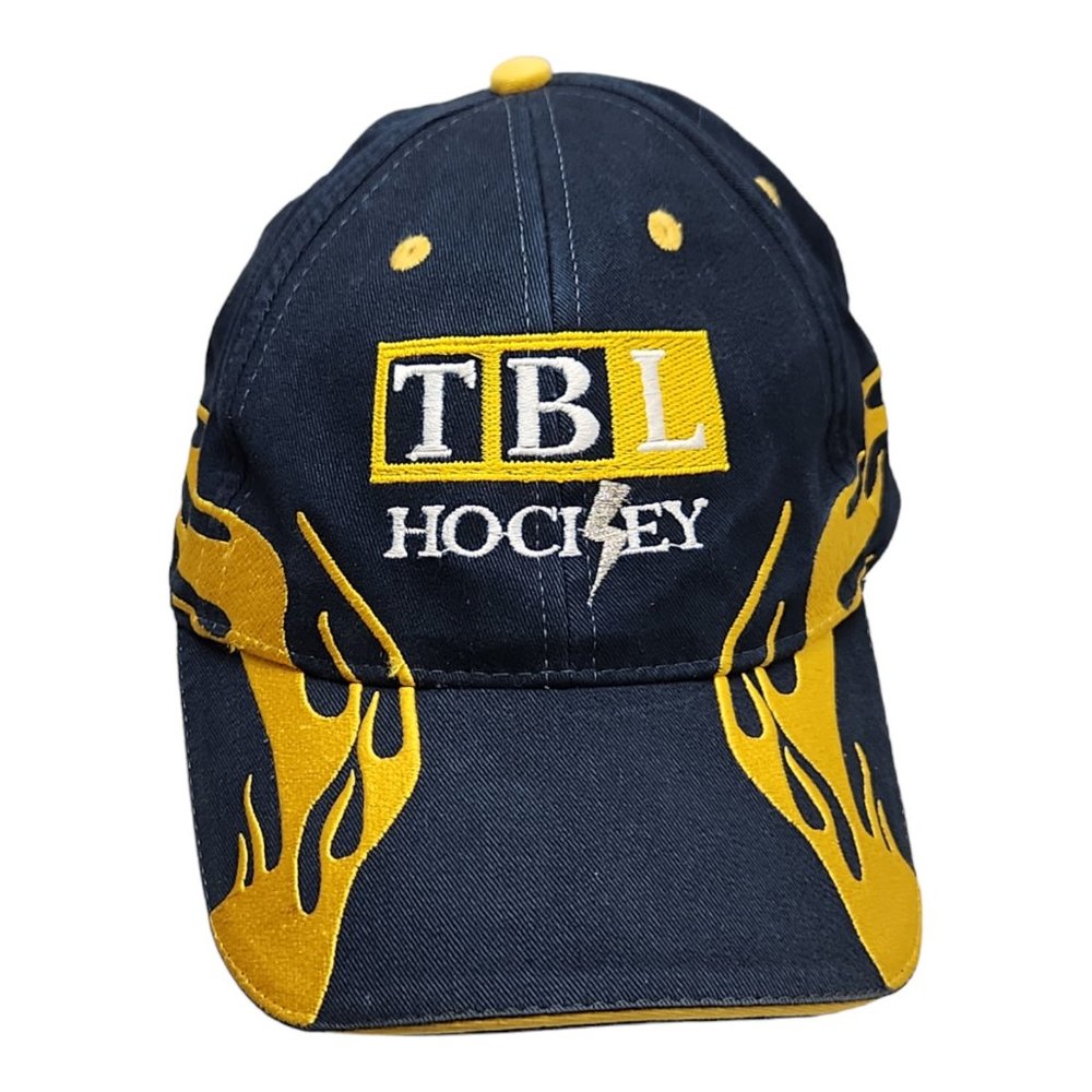 TBL Hockey Adjustable Base Ball Hat Flames